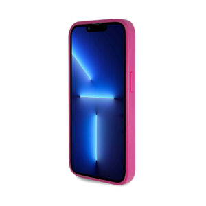 Guess Glitter Script Big 4G - Apple iPhone 15 Pro Max Case Purple - Image 5