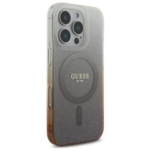 Guess IML Glitter Gradient MagSafe - dėklas skirtas Apple iPhone 16 Pro Max Brown - Image 4