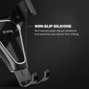 Crong Gravity Auto-Clip Car Holder - Gravity car holder 4.7 "- 6.5" black - Image 3