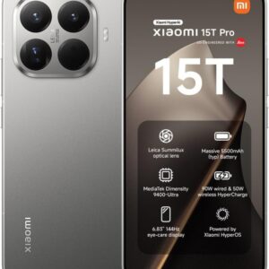 Išmanusis telefonas Xiaomi 15T Pro 5G Dual Sim 12GB RAM 512GB - Grey