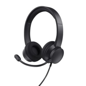 Trust Ayda - Headset with Microphone USB-A/USB-C & ENC Black