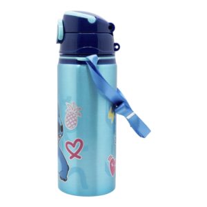 Disney Stitch - Aluminum Water Bottle with Straw and Strap 730 ml - Image 2