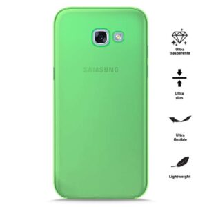 PURO 0.3 Nude - dėklas skirtas Samsung Galaxy A3 2017 Fluo Green - Image 1