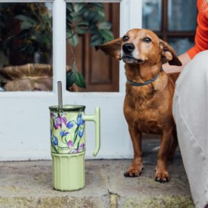 Quokka Umi - Stainless Steel Thermal Mug 720 ml with Straw and Silicone Coaster (Green Tea) - Image 3