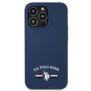 US Polo Assn Silicone Logo - dėklas skirtas Apple iPhone 13 Pro Max Navy blue - Image 3