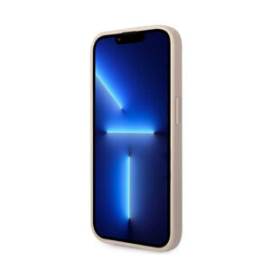 Guess 4G Metal Gold Logo dėklas skirtas Apple iPhone 14 Pro Pink - Image 5