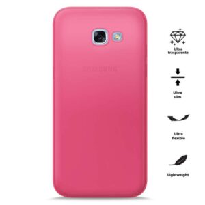 PURO 0.3 Nude - dėklas skirtas Samsung Galaxy A3 2017 Fluo Pink - Image 1
