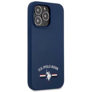 US Polo Assn Silicone Logo - dėklas skirtas Apple iPhone 13 Pro Max Navy blue - Image 4