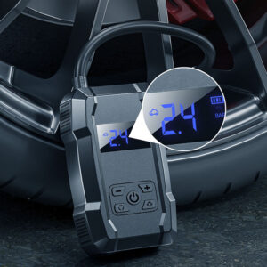 WEKOME Pi801 - Portable electric car pump + Power Bank 2000 mAh (Black) - Image 6