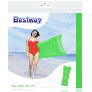 Bestway - Inflatable Beach Mattress 183x69cm (Green) - Image 2