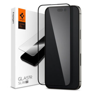 Spigen Glass FC - Apsauginis stiklas skirtas iPhone 14 Pro Max (Black Frame) - Image 1