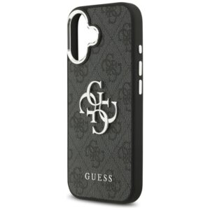 Guess 4G Big 4G Classic Logo - dėklas skirtas Apple iPhone 17 Black / Silver - Image 6