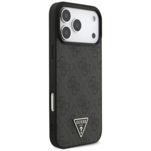 Guess 4G Strap Triangle Logo MagSafe - dėklas skirtas Apple iPhone 17 Pro Max black - Image 4