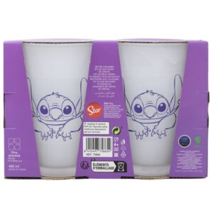 Disney Stitch - Set of two glasses in a decorative box (490 ml) - Image 2
