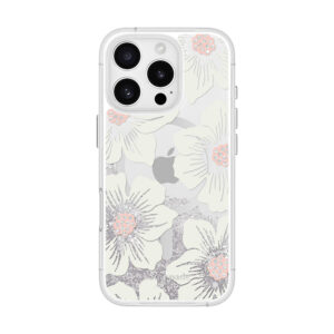 Kate Spade New York Liquid Glitter MagSafe - dėklas skirtas Apple iPhone 16 Pro Hollyhock Floral - Image 2