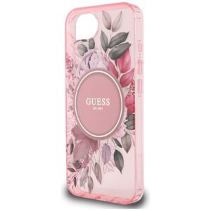 Guess IML Flowers MagSafe - dėklas skirtas Apple iPhone 16e pink - Image 6