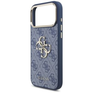 Guess 4G Big 4G Classic Logo - dėklas skirtas Apple iPhone 17 Pro Max Blue / Gold - Image 6
