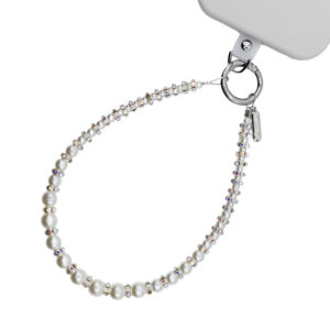 Crong Phone Charm - virvelė telefonui Silver Beads - Image 1