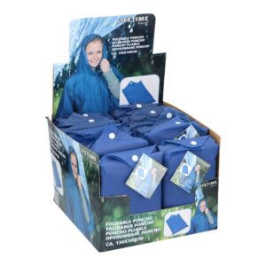 Lifetime - Rain Poncho / Cape 130x100 cm (Blue) - Image 5