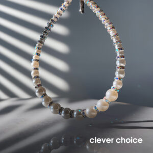 Crong Phone Charm - virvelė telefonui Silver Beads - Image 2