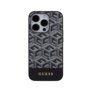 Guess GCube Stripes MagSafe - Apple iPhone 15 Pro Case black - Image 3