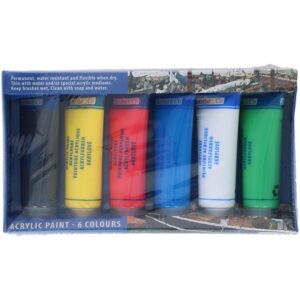 Artico - Set of acrylic paints 75 ml 6 colours - Image 2