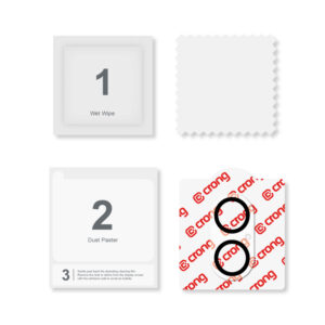 Crong Lens Shield - Glass skirtas camera and lens Apple iPhone 16 / Apple iPhone 16 Plus - Image 2