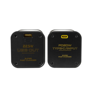 WEKOME WP-347 Vanguard Series - Power bank 20000 mAh Super Fast Charging with built-in USB-C PD 20W & Lightning + USB-A QC3.0 22.5W cable (Yellow) - Image 4