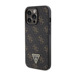 Guess 4G Triangle Metal Logo - dėklas skirtas Apple iPhone 13 Pro Black - Image 2