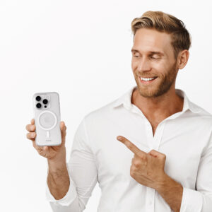 Crong Clear MAG Cover - dėklas skirtas Apple iPhone 16 Pro Max MagSafe transparent - Image 4