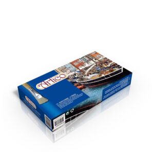 Artico - Set of acrylic paints 75 ml 6 colours - Image 3