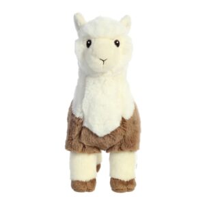Eco Nation – Plush Toy / Cuddly White-Brown Alpaca 24 cm Eco-Friendly - Image 4