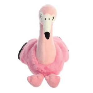 Eco Nation – Plush Toy / Cuddly Sitting Flamingo 27 cm Eco-Friendly - Image 6