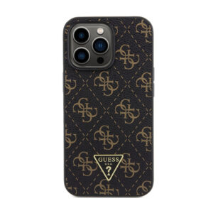 Guess 4G Triangle Metal Logo - dėklas skirtas Apple iPhone 13 Pro Black - Image 3