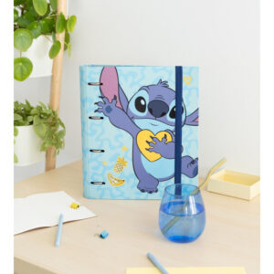 Disney Stitch - A4 binder from the Tropical collection (4 rings, elastic band) - Image 4