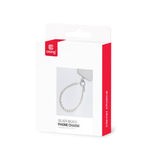 Crong Phone Charm - virvelė telefonui Silver Beads - Image 4