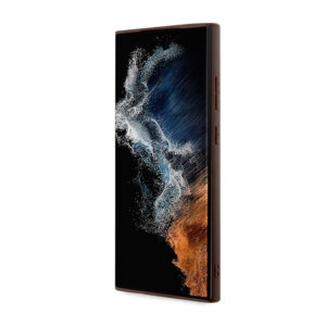 Guess 4G Printed Stripe - dėklas skirtas Samsung Galaxy S23 Ultra Brown - Image 5