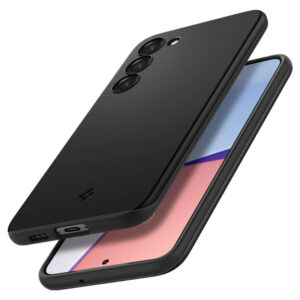 Spigen Thin Fit - dėklas skirtas Samsung Galaxy S23 Black - Image 6