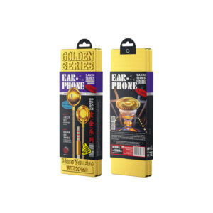 WEKOME YC05 Sakin Series - 3.5 mm jack wired headphones Gold - Image 3