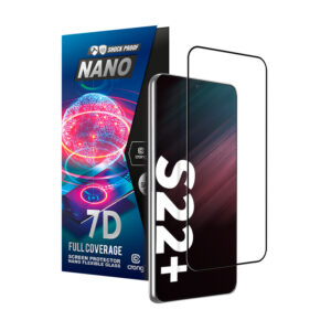 Crong 7D Nano Flexible Glass – Full Coverage Hybrid Screen Protector 9H Samsung Galaxy S22+ - Image 1
