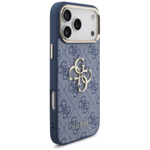 Guess 4G Big 4G Classic Logo - dėklas skirtas Apple iPhone 17 Pro Max Blue / Gold - Image 4