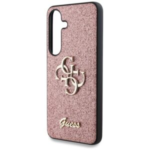 Guess Fixed Glitter Big 4G Metal Logo - dėklas skirtas Samsung Galaxy S25+ pink - Image 6