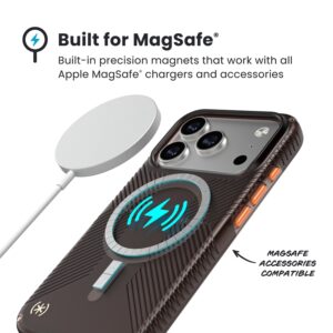Speck Presidio Lux Grip MagSafe - dėklas Apple iPhone 17 Pro Luxury Shade Matte / Orange - Image 5