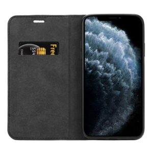 Crong Folio Case - PU Leather dėklas skirtas Apple iPhone 11 Pro Max Black - Image 1