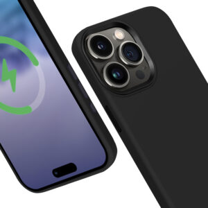 Crong Color Cover LUX Magnetic - dėklas skirtas Apple iPhone 15 Pro MagSafe Black - Image 3