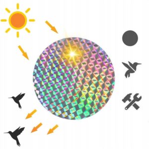 Kinzo - Bird repellent tape for garden trees, 45 m long - Image 4