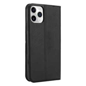 Crong Folio Case - PU Leather dėklas skirtas Apple iPhone 11 Pro Max Black - Image 4