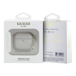 Guess Metallic Script Charm - AirPods 4 Case (gold) - Image 3