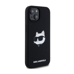 Karl Lagerfeld Silicone Choupette Head MagSafe - Apple iPhone 15 / 14 / 13 Case black - Image 4