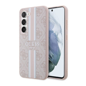 Guess 4G Printed Stripe - dėklas skirtas Samsung Galaxy S23 Pink - Image 1